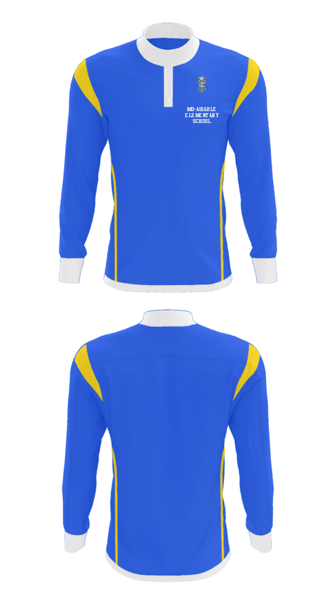 Quarter Zip Jacket, Mio-Ausable Elementary School, Spirit Store, Teamtime, Team time, sublimation, custom sports apparel, team uniforms, spirit wear, spiritwear, sports uniforms, custom shirts, team store, custom team store, fundraiser sports, apparel fundraiser