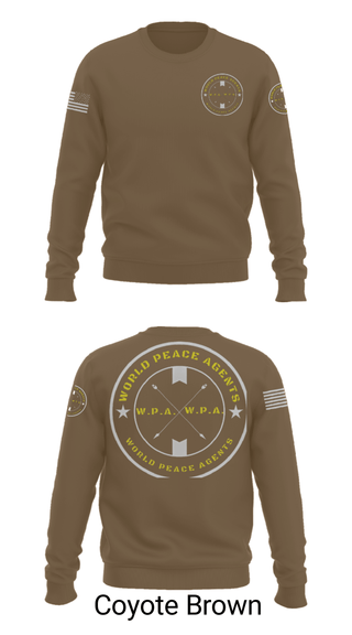 Crew Neck Sweatshirt, , Army, Teamtime, Team time, sublimation, custom sports apparel, team uniforms, spirit wear, spiritwear, sports uniforms, custom shirts, team store, custom team store, fundraiser sports, apparel fundraiser