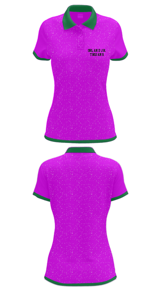 Women's Short Sleeve Performance Polo, Orland Jr. Trojans, Spirit Store, Teamtime, Team time, sublimation, custom sports apparel, team uniforms, spirit wear, spiritwear, sports uniforms, custom shirts, team store, custom team store, fundraiser sports, apparel fundraiser