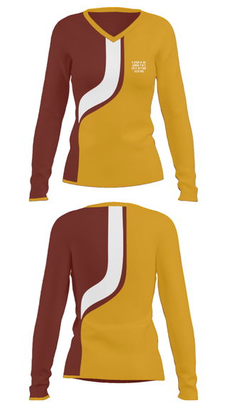 Women's Long Sleeve Vneck Shirt, Savannah Adventist Christian School, Spirit Store, Teamtime, Team time, sublimation, custom sports apparel, team uniforms, spirit wear, spiritwear, sports uniforms, custom shirts, team store, custom team store, fundraiser sports, apparel fundraiser