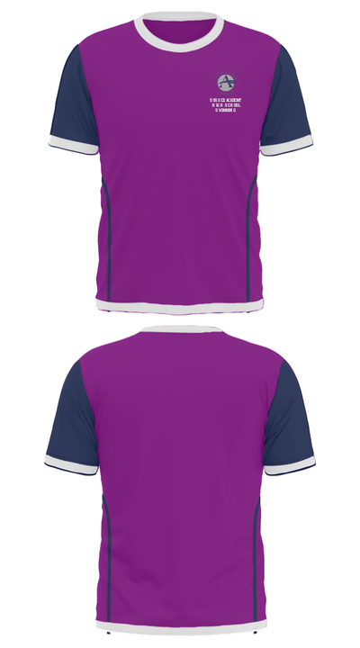 Sussex Academy High School Swimming 13215397 Short Sleeve Performance Shirt - 24