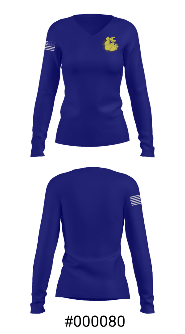 Women's Long Sleeve Vneck Shirt, Bethlehem-Center Middle School Wrestling, Wrestling, Teamtime, Team time, sublimation, custom sports apparel, team uniforms, spirit wear, spiritwear, sports uniforms, custom shirts, team store, custom team store, fundraiser sports, apparel fundraiser