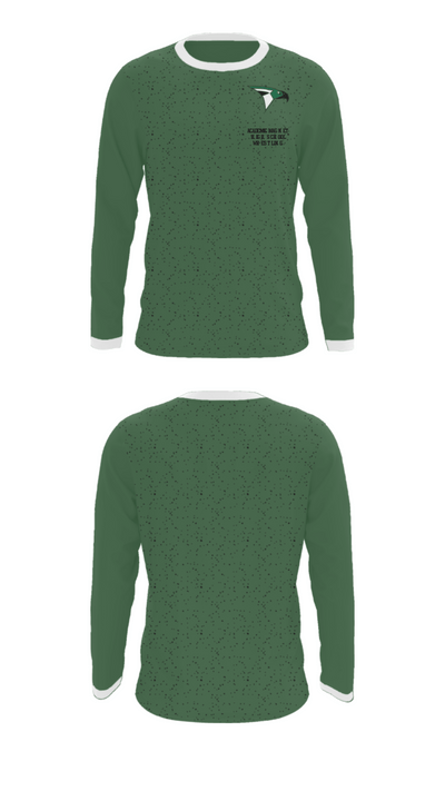 Academic Magnet High School Wrestling 48961162 Long Sleeve Performance Shirt - 35