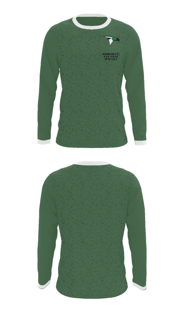 Long Sleeve Performance Shirt, Academic Magnet High School Wrestling, Wrestling, Teamtime, Team time, sublimation, custom sports apparel, team uniforms, spirit wear, spiritwear, sports uniforms, custom shirts, team store, custom team store, fundraiser sports, apparel fundraiser