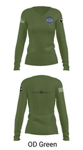 134 Operations Support Squadron 6553246 Women's Long Sleeve V-neck Shirt - 31