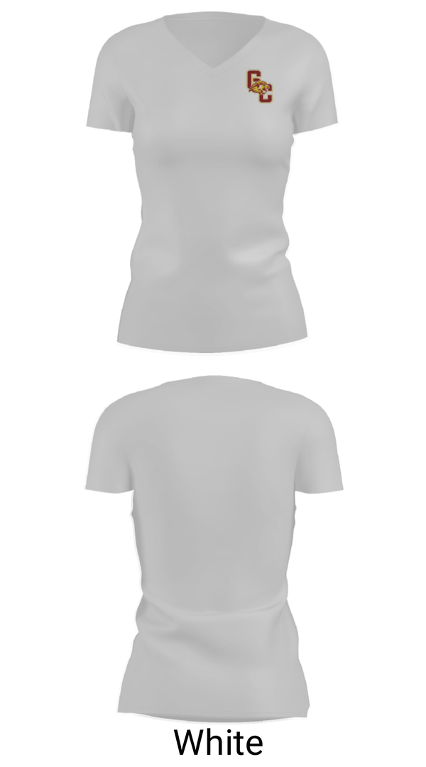 Women's Short Sleeve Vneck Shirt, Garrard County High School Bowling, Bowling, Teamtime, Team time, sublimation, custom sports apparel, team uniforms, spirit wear, spiritwear, sports uniforms, custom shirts, team store, custom team store, fundraiser sports, apparel fundraiser