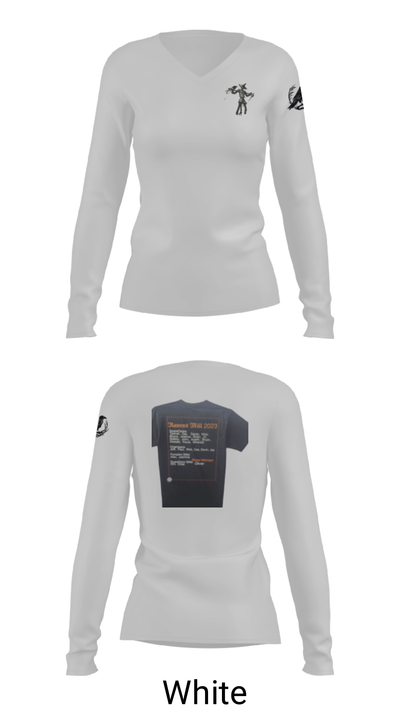 Ravens mill 2023 35032688 Women's Long Sleeve V-neck Shirt - 6