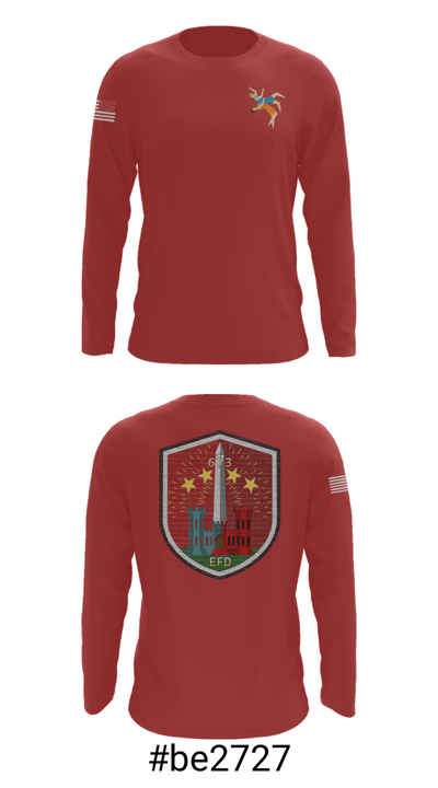 673 EFD Vs. 134 FEST 93499085 Long Sleeve Performance Shirt - 3