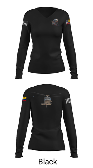 Women's Long Sleeve Vneck Shirt, , Army, Teamtime, Team time, sublimation, custom sports apparel, team uniforms, spirit wear, spiritwear, sports uniforms, custom shirts, team store, custom team store, fundraiser sports, apparel fundraiser