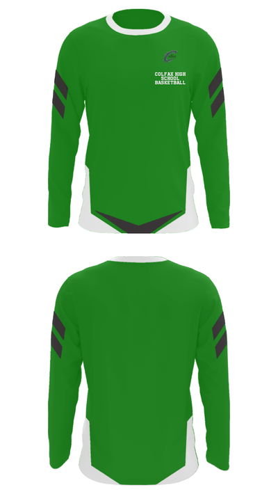 Colfax High School Basketball 54592457 Long Sleeve Performance Shirt - 35