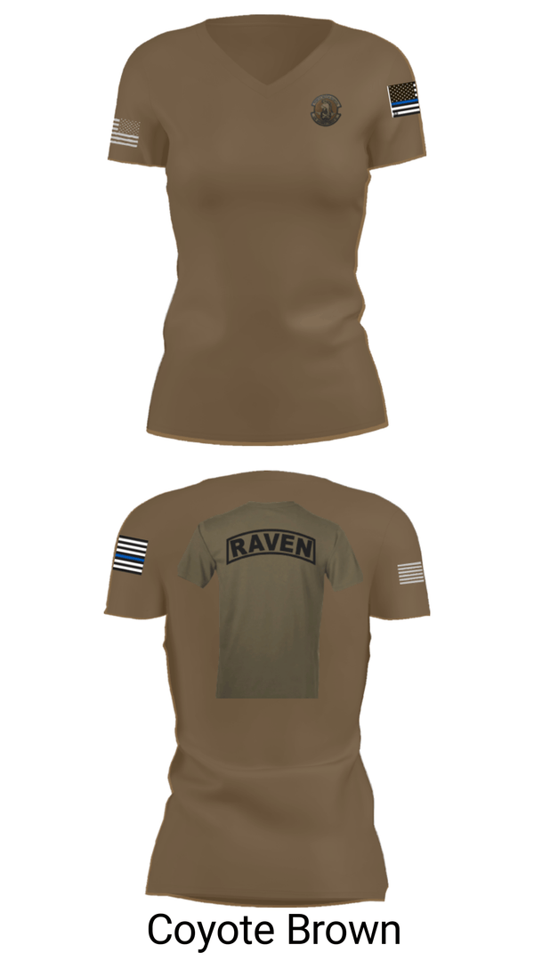 Women's Short Sleeve Vneck Shirt, , Air Force, Teamtime, Team time, sublimation, custom sports apparel, team uniforms, spirit wear, spiritwear, sports uniforms, custom shirts, team store, custom team store, fundraiser sports, apparel fundraiser