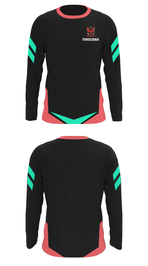 Long Sleeve Performance Shirt, Fenixcigar, Baseball, Teamtime, Team time, sublimation, custom sports apparel, team uniforms, spirit wear, spiritwear, sports uniforms, custom shirts, team store, custom team store, fundraiser sports, apparel fundraiser