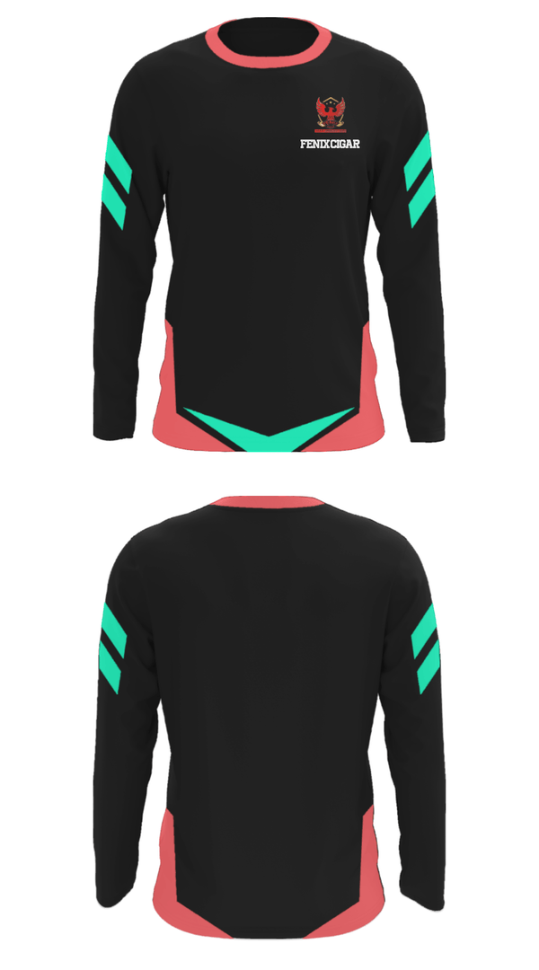 Long Sleeve Performance Shirt, Fenixcigar, Baseball, Teamtime, Team time, sublimation, custom sports apparel, team uniforms, spirit wear, spiritwear, sports uniforms, custom shirts, team store, custom team store, fundraiser sports, apparel fundraiser