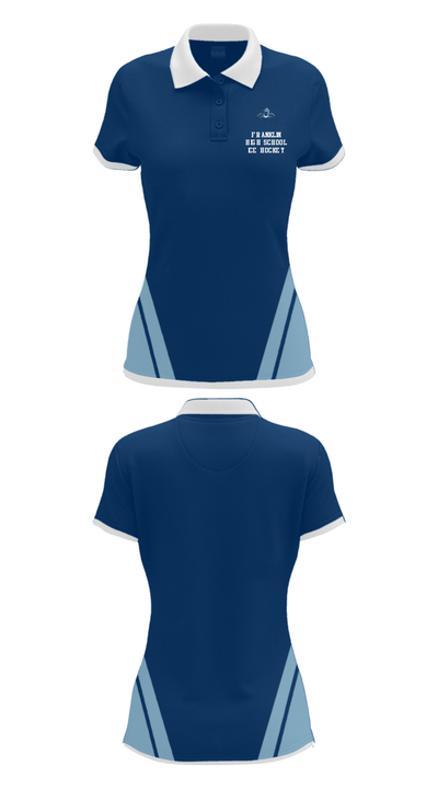 Franklin High School Ice hockey 96529339 Women's Short Sleeve Performance Polo  - 27
