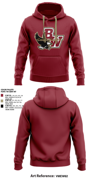Hoodie, Bishop Watterson Color Guard, Spirit Store, Teamtime, Team time, sublimation, custom sports apparel, team uniforms, spirit wear, spiritwear, sports uniforms, custom shirts, team store, custom team store, fundraiser sports, apparel fundraiser