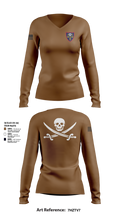 TDS 47878171 Women's Long Sleeve V-neck Shirt - 101