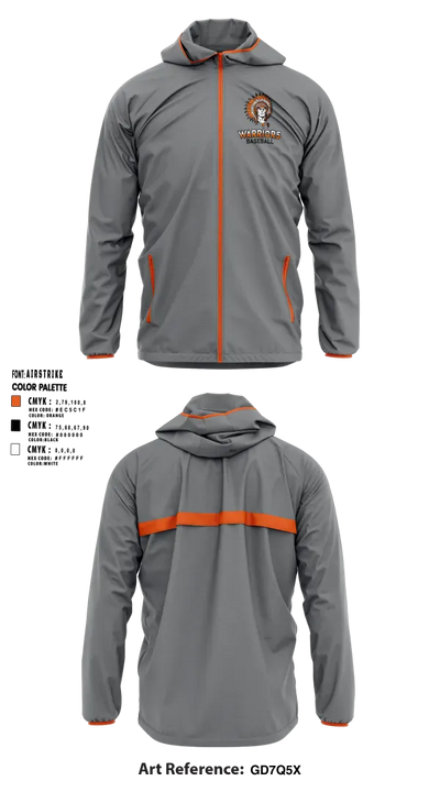 Honey Grove Baseball 79454883 Windbreaker - 5