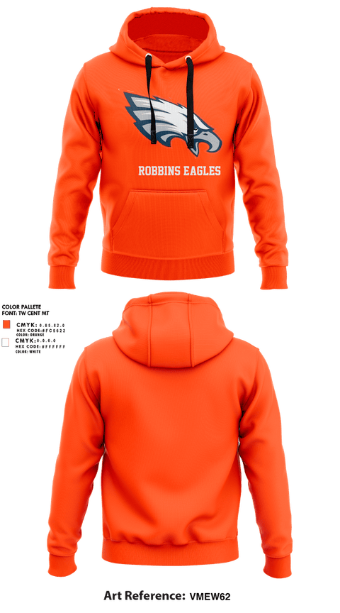 Hoodie, Robbins Eagles, , Teamtime, Team time, sublimation, custom sports apparel, team uniforms, spirit wear, spiritwear, sports uniforms, custom shirts, team store, custom team store, fundraiser sports, apparel fundraiser