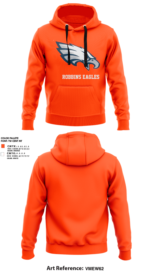 Hoodie, Robbins Eagles, , Teamtime, Team time, sublimation, custom sports apparel, team uniforms, spirit wear, spiritwear, sports uniforms, custom shirts, team store, custom team store, fundraiser sports, apparel fundraiser