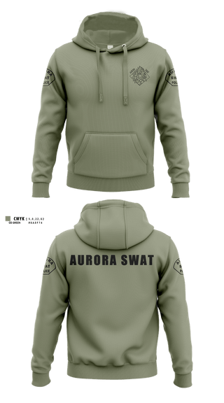 Hoodie, Aurora SWAT, Police, Teamtime, Team time, sublimation, custom sports apparel, team uniforms, spirit wear, spiritwear, sports uniforms, custom shirts, team store, custom team store, fundraiser sports, apparel fundraiser
