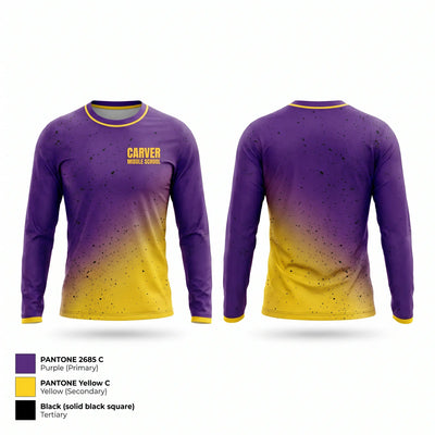 CARVER MIDDLE SCHOOL 82811579 Long Sleeve Performance Shirt 1