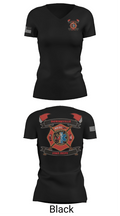 Downsville fire department 66008405 Women's Short Sleeve V-neck Shirt - 24