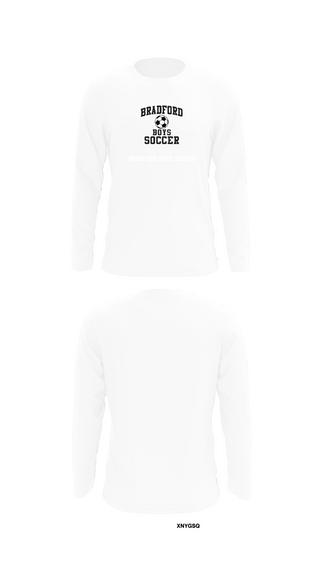 Long Sleeve Performance Shirt, Bradford Boys Soccer, Men's Soccer, Teamtime, Team time, sublimation, custom sports apparel, team uniforms, spirit wear, spiritwear, sports uniforms, custom shirts, team store, custom team store, fundraiser sports, apparel fundraiser