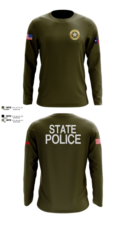 Texas Alcoholic Beverage Commission 30921681 Long Sleeve Performance Shirt 101