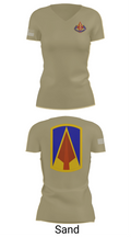 177th AR BDE 62955880 Women's Short Sleeve V-neck Shirt - 88