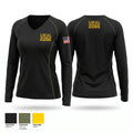 Local 2266 11684382 Women's Long Sleeve V-neck Shirt - 1