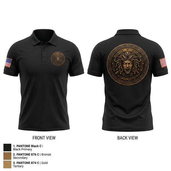 Short Sleeve Performance Polo, 2/188 MP CO, Army, Teamtime, Team time, sublimation, custom sports apparel, team uniforms, spirit wear, spiritwear, sports uniforms, custom shirts, team store, custom team store, fundraiser sports, apparel fundraiser