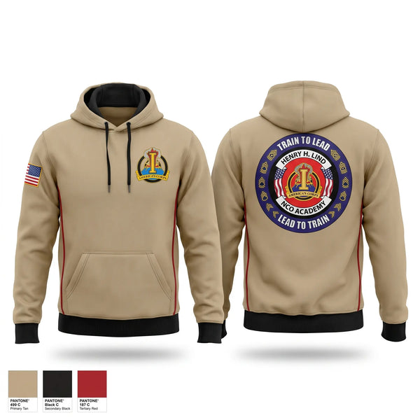 Hoodie, Henry H. Lind NCO Academy, Army, Teamtime, Team time, sublimation, custom sports apparel, team uniforms, spirit wear, spiritwear, sports uniforms, custom shirts, team store, custom team store, fundraiser sports, apparel fundraiser