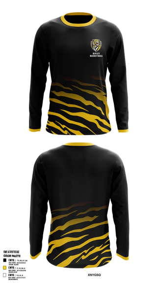 Long Sleeve Performance Shirt, Ripley Middle School Basketball, Men's Basketball, Teamtime, Team time, sublimation, custom sports apparel, team uniforms, spirit wear, spiritwear, sports uniforms, custom shirts, team store, custom team store, fundraiser sports, apparel fundraiser