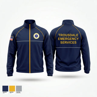 Windbreaker, Trousdale County EMS, EMS/EMT, Teamtime, Team time, sublimation, custom sports apparel, team uniforms, spirit wear, spiritwear, sports uniforms, custom shirts, team store, custom team store, fundraiser sports, apparel fundraiser