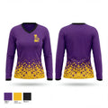 Lynwood High School 52856874 Women's Long Sleeve V-neck Shirt - 1