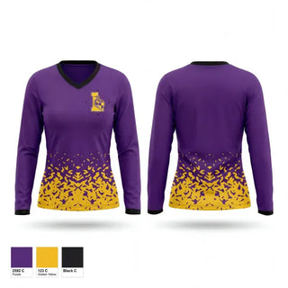 Womens Long Sleeve Vneck Shirt, Lynwood High School, Softball, Teamtime, Team time, sublimation, custom sports apparel, team uniforms, spirit wear, spiritwear, sports uniforms, custom shirts, team store, custom team store, fundraiser sports, apparel fundraiser