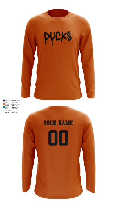 Diamond Ducks 41006610 Long Sleeve Performance Shirt 8