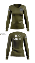 EPD K-9 87143983 Women's Long Sleeve V-neck Shirt - 41