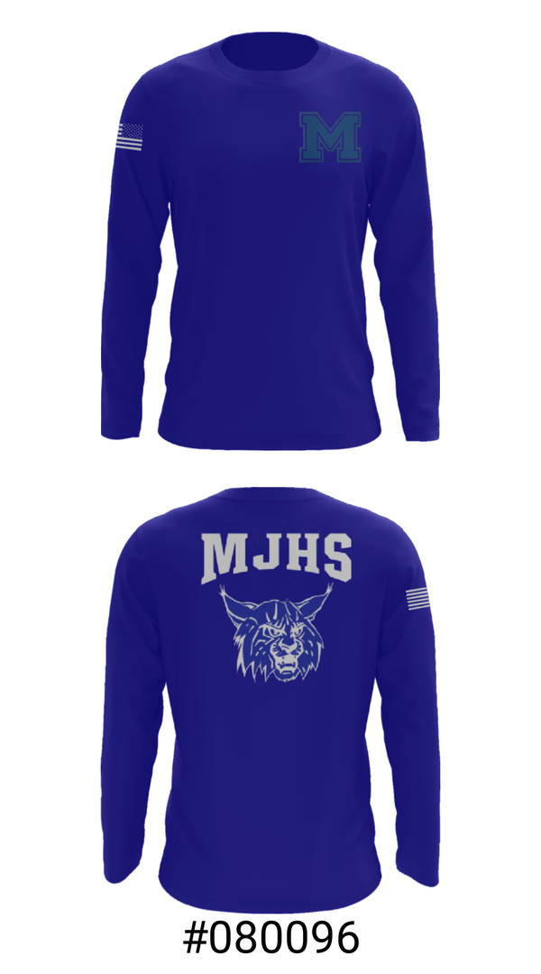 Long Sleeve Performance Shirt, Mattanawcook Junior High School, Spirit Store, Teamtime, Team time, sublimation, custom sports apparel, team uniforms, spirit wear, spiritwear, sports uniforms, custom shirts, team store, custom team store, fundraiser sports, apparel fundraiser