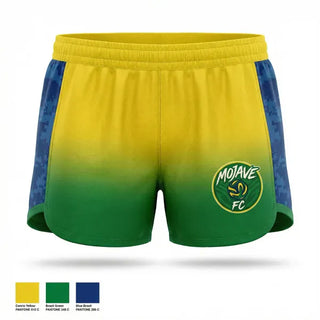Womens Shorts, Mojave FC, Men's Soccer, Teamtime, Team time, sublimation, custom sports apparel, team uniforms, spirit wear, spiritwear, sports uniforms, custom shirts, team store, custom team store, fundraiser sports, apparel fundraiser