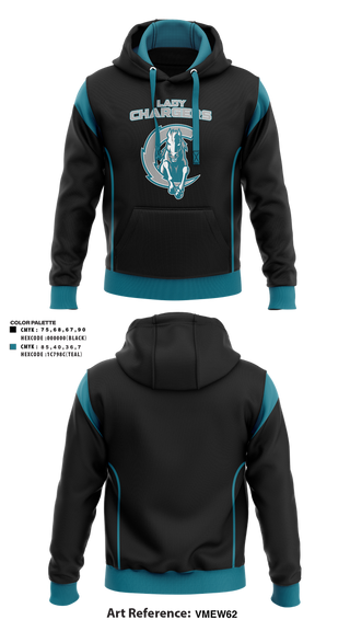 Hoodie, Lady Chargers, Women's Basketball, Teamtime, Team time, sublimation, custom sports apparel, team uniforms, spirit wear, spiritwear, sports uniforms, custom shirts, team store, custom team store, fundraiser sports, apparel fundraiser