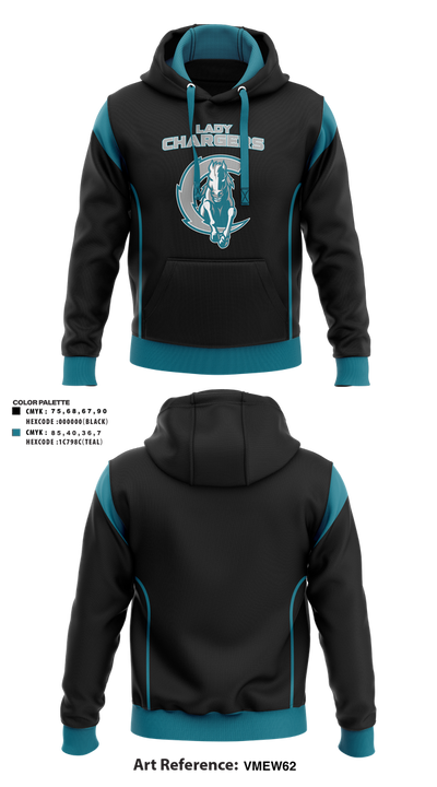 Lady Chargers 79726447 Hoodie - 1