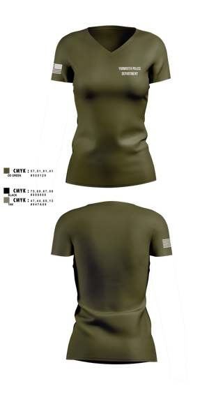 Womens Short Sleeve Vneck Shirt, YARMOUTH POLICE DEPARTMENT, Police, Teamtime, Team time, sublimation, custom sports apparel, team uniforms, spirit wear, spiritwear, sports uniforms, custom shirts, team store, custom team store, fundraiser sports, apparel fundraiser