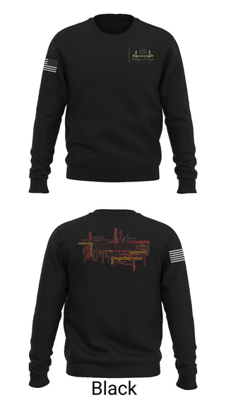 Crew Neck Sweatshirt, Bridge of Hope, , Teamtime, Team time, sublimation, custom sports apparel, team uniforms, spirit wear, spiritwear, sports uniforms, custom shirts, team store, custom team store, fundraiser sports, apparel fundraiser