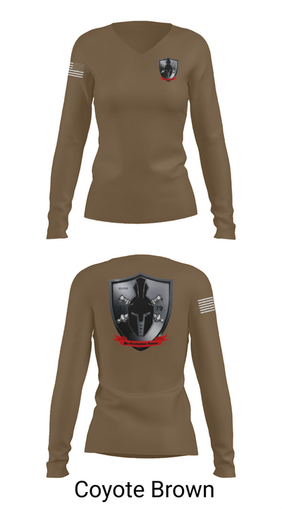 E/1-79 FA 20170635 Women's Long Sleeve V-neck Shirt - 17