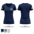 Boyle County EMS 96890292 Women's Short Sleeve V-neck Shirt - 1