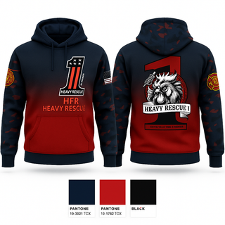 Hoodie, HFR Heavy Rescue, Fire Department, Teamtime, Team time, sublimation, custom sports apparel, team uniforms, spirit wear, spiritwear, sports uniforms, custom shirts, team store, custom team store, fundraiser sports, apparel fundraiser