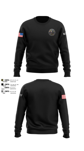 Crew Neck Sweatshirt, Major Theft Task Force, Police, Teamtime, Team time, sublimation, custom sports apparel, team uniforms, spirit wear, spiritwear, sports uniforms, custom shirts, team store, custom team store, fundraiser sports, apparel fundraiser