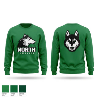 Crew Neck Sweatshirt, North Huskies, Track & Field, Teamtime, Team time, sublimation, custom sports apparel, team uniforms, spirit wear, spiritwear, sports uniforms, custom shirts, team store, custom team store, fundraiser sports, apparel fundraiser