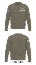Back the Blue 55967322 Crew Neck Sweatshirt - 34